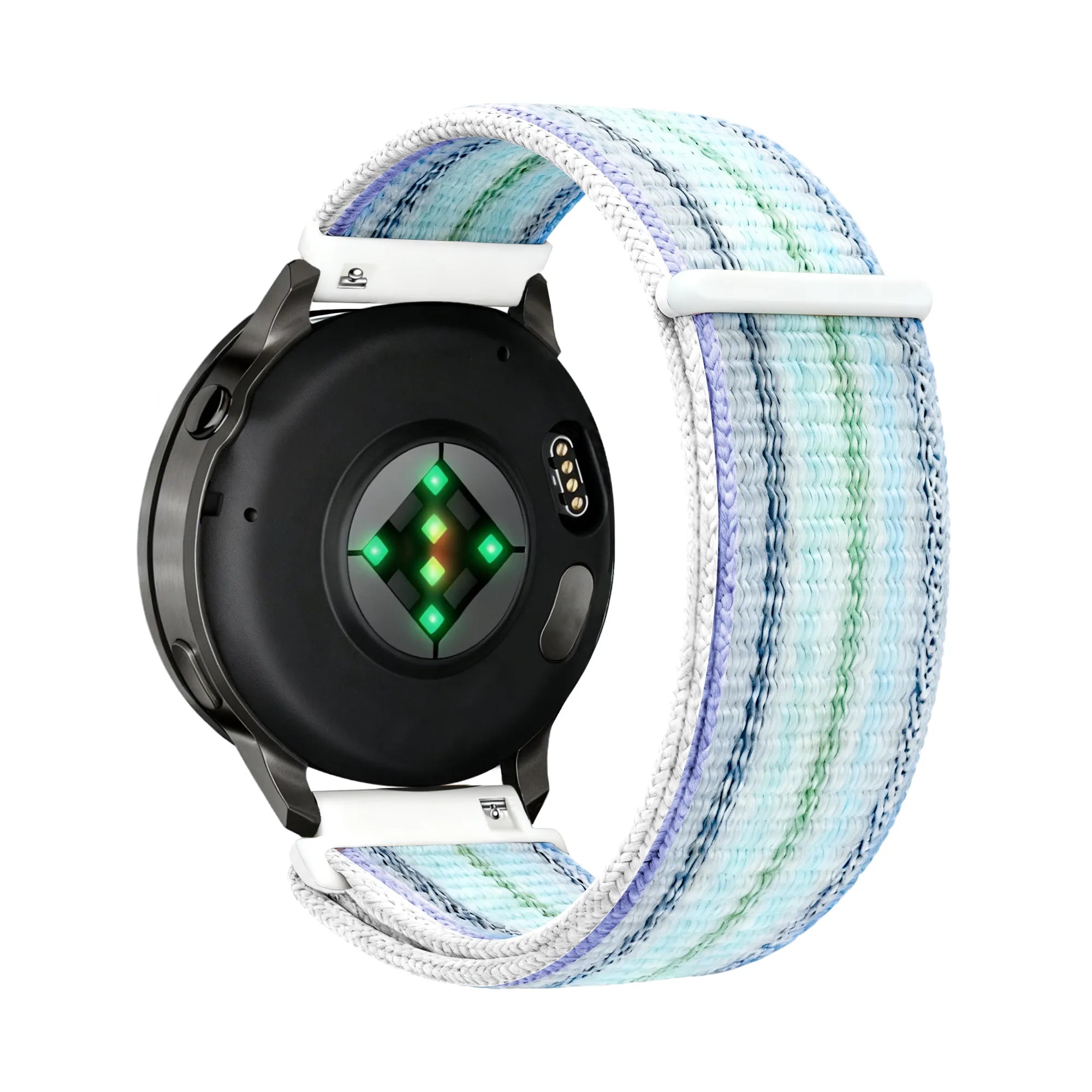 Bandz Garmin Venu 2s Nylon Loop Strap (Blue Stripes)