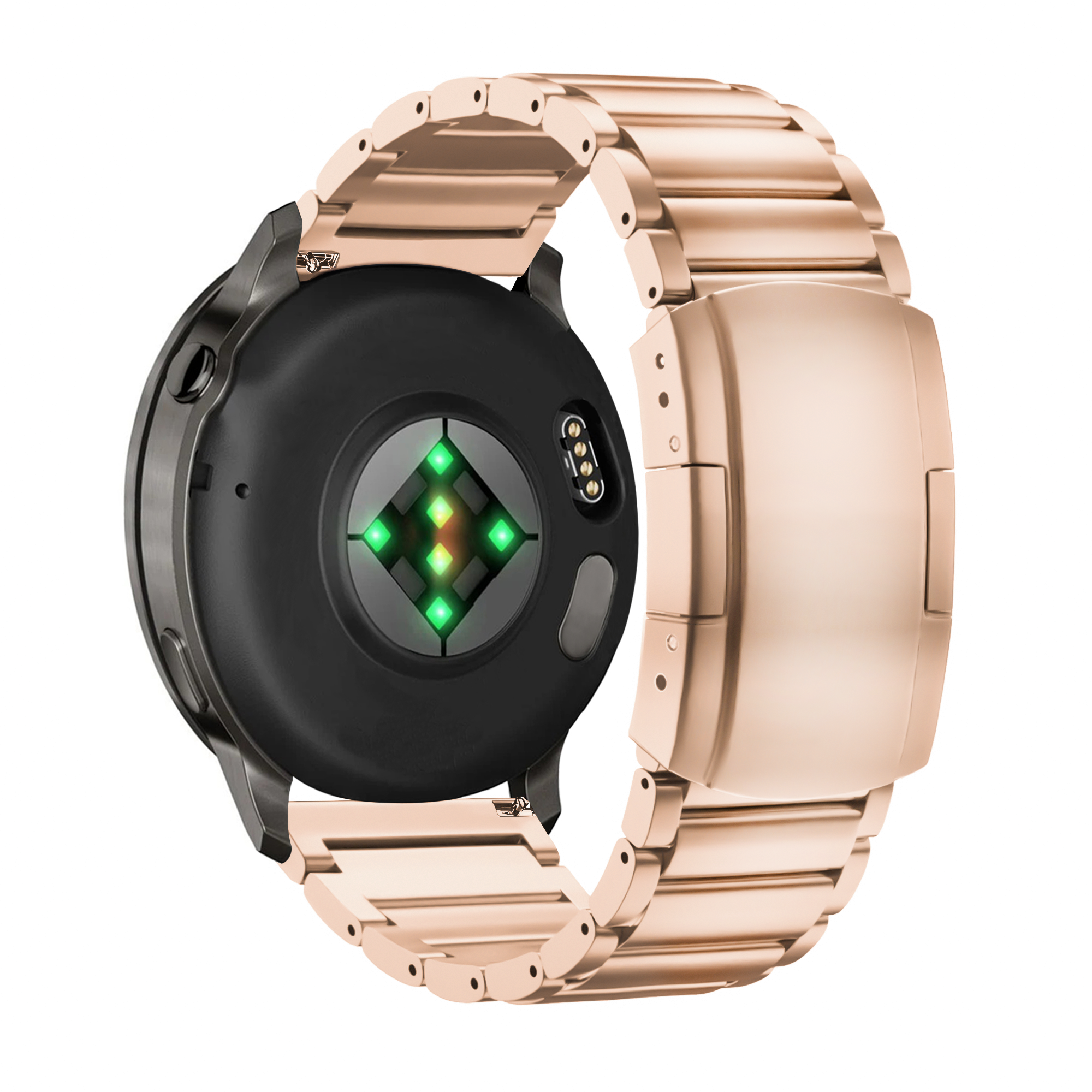 Bandz Garmin Approach S40 Titanium Link Strap (Rose Gold)