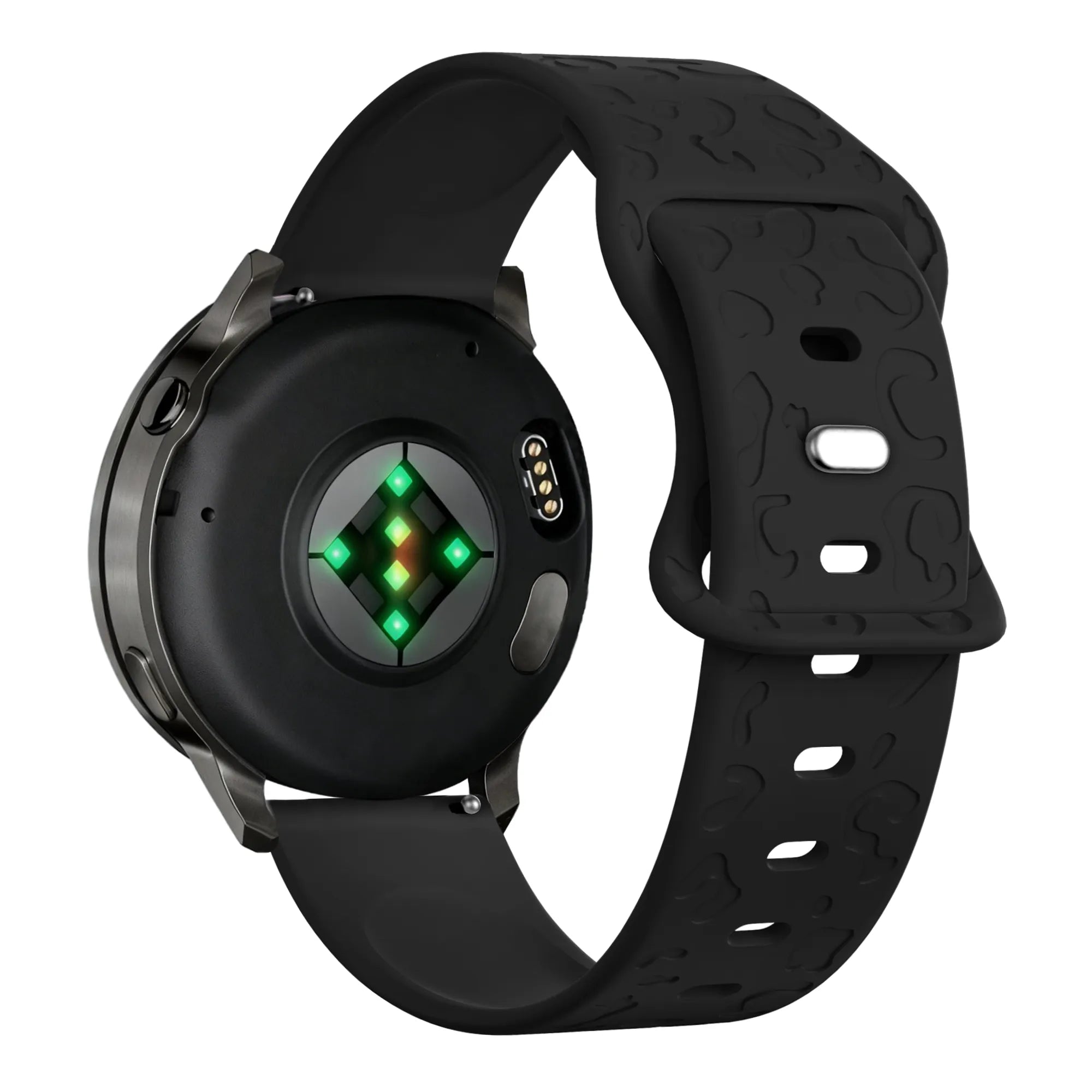 Bandz Garmin Venu 3s Silicone Strap 'Leopard' (Black)