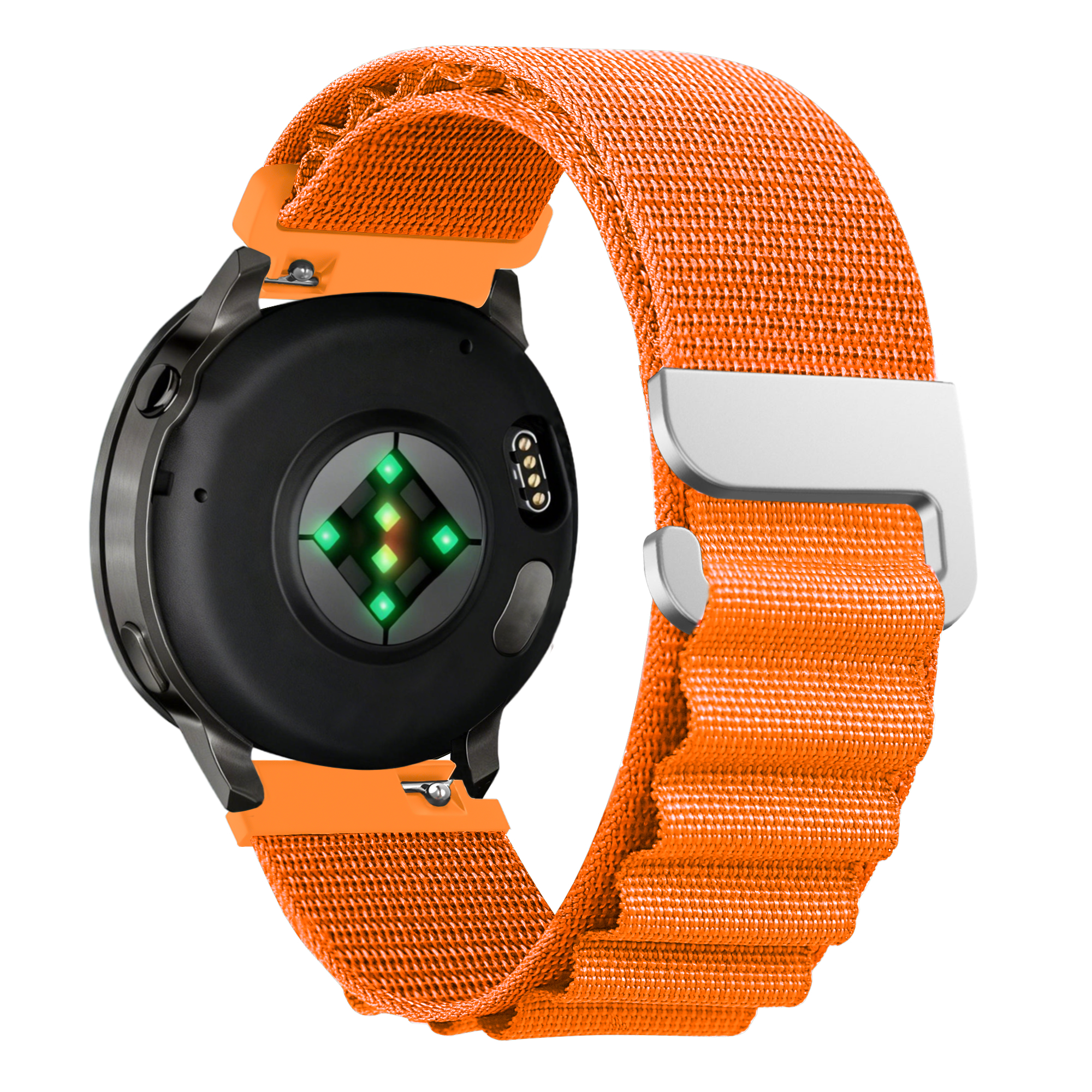 Bandz Garmin Vivoactive 4 Alpine Nylon Strap (Orange)