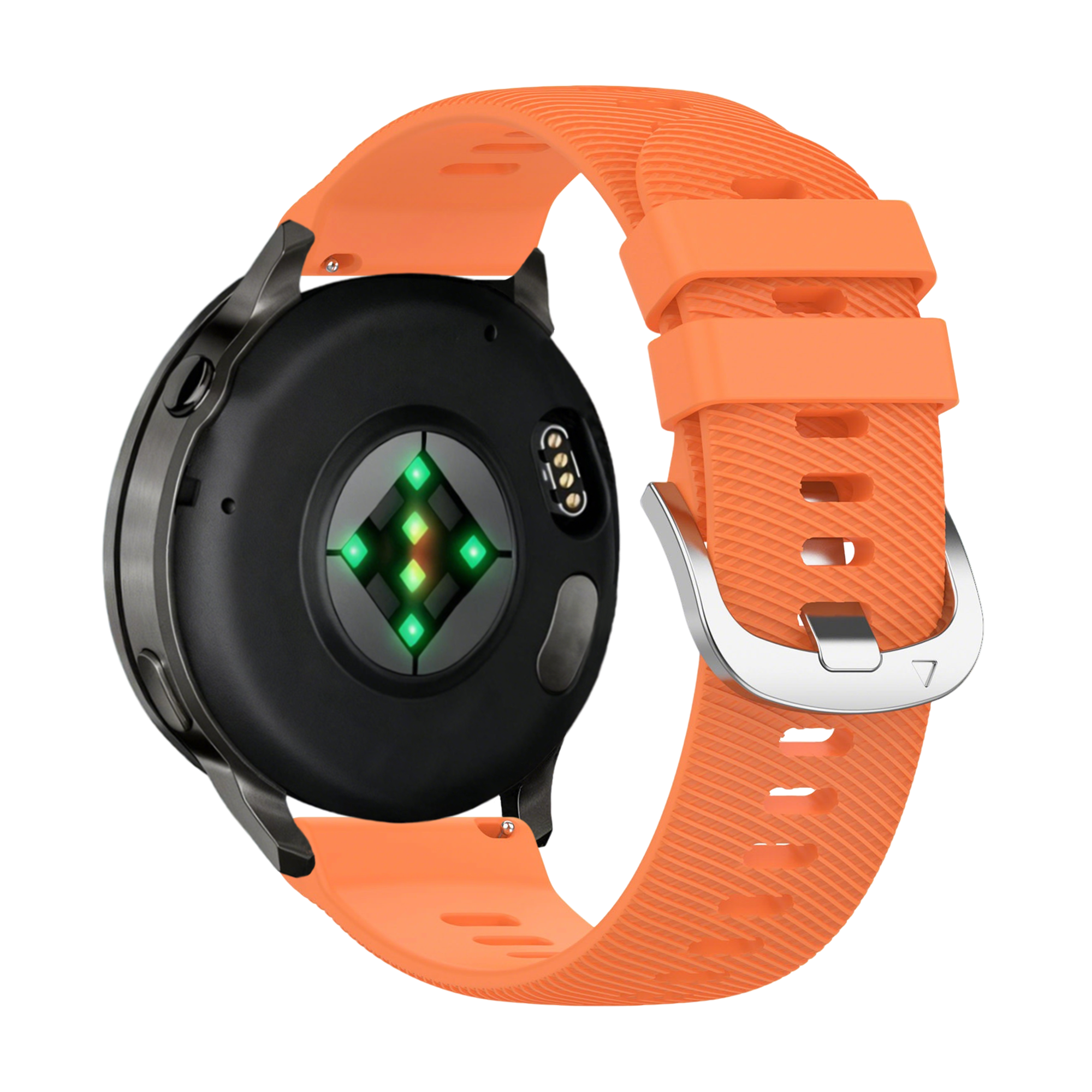 Bandz Garmin Venu 2s Silicone Strap 'Deluxe' (Orange)