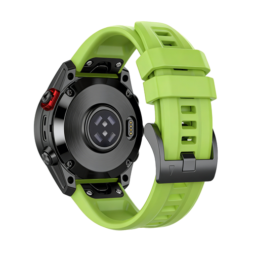 Bandz Garmin Fenix 5s / 6s Silicone Strap 'Classic' (Light Green)