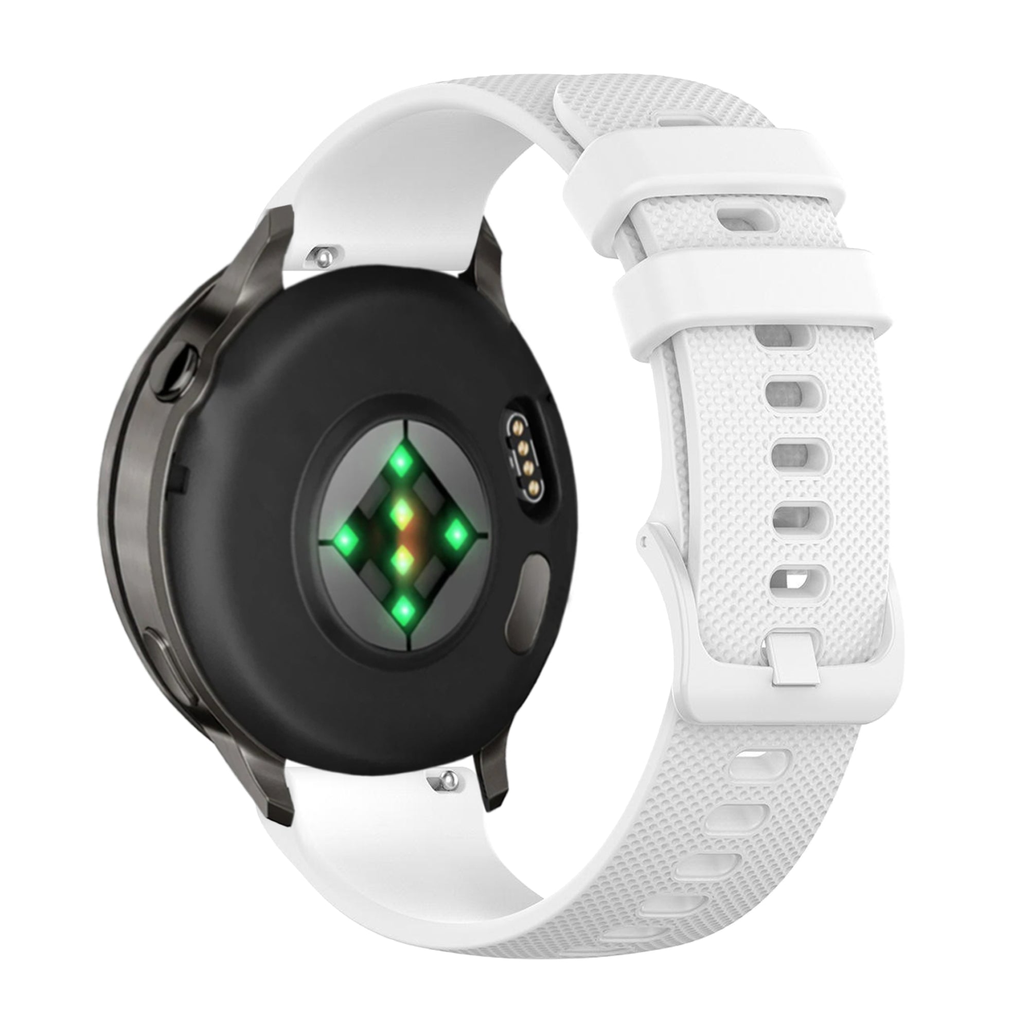 Bandz Garmin Vivoactive 6 Silicone Strap 'Premium' (White)