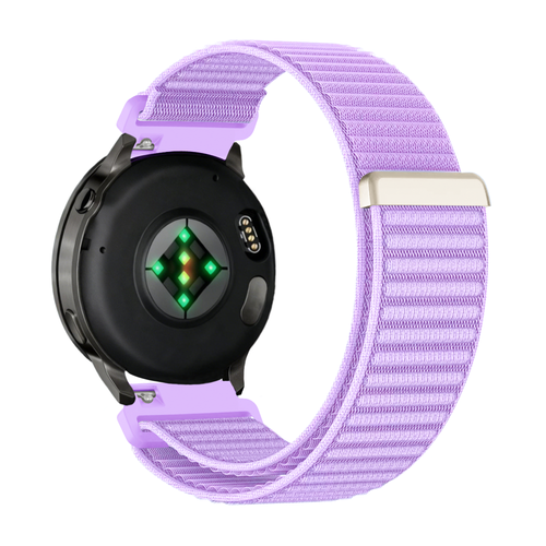 Bandz Garmin Vivomove Sport Nylon Strap 'Wave' (Light Purple)