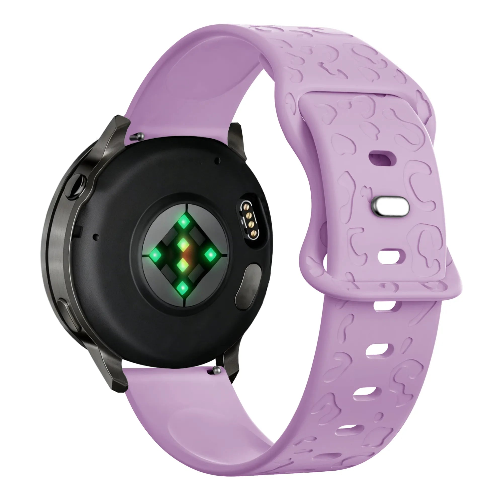 Bandz Garmin Forerunner 170 Silicone Strap 'Leopard' (Light Purple)