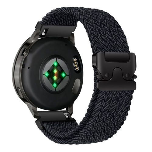 Bandz Garmin Vivoactive 4 Braided Strap 'Parachute' (Graphite)