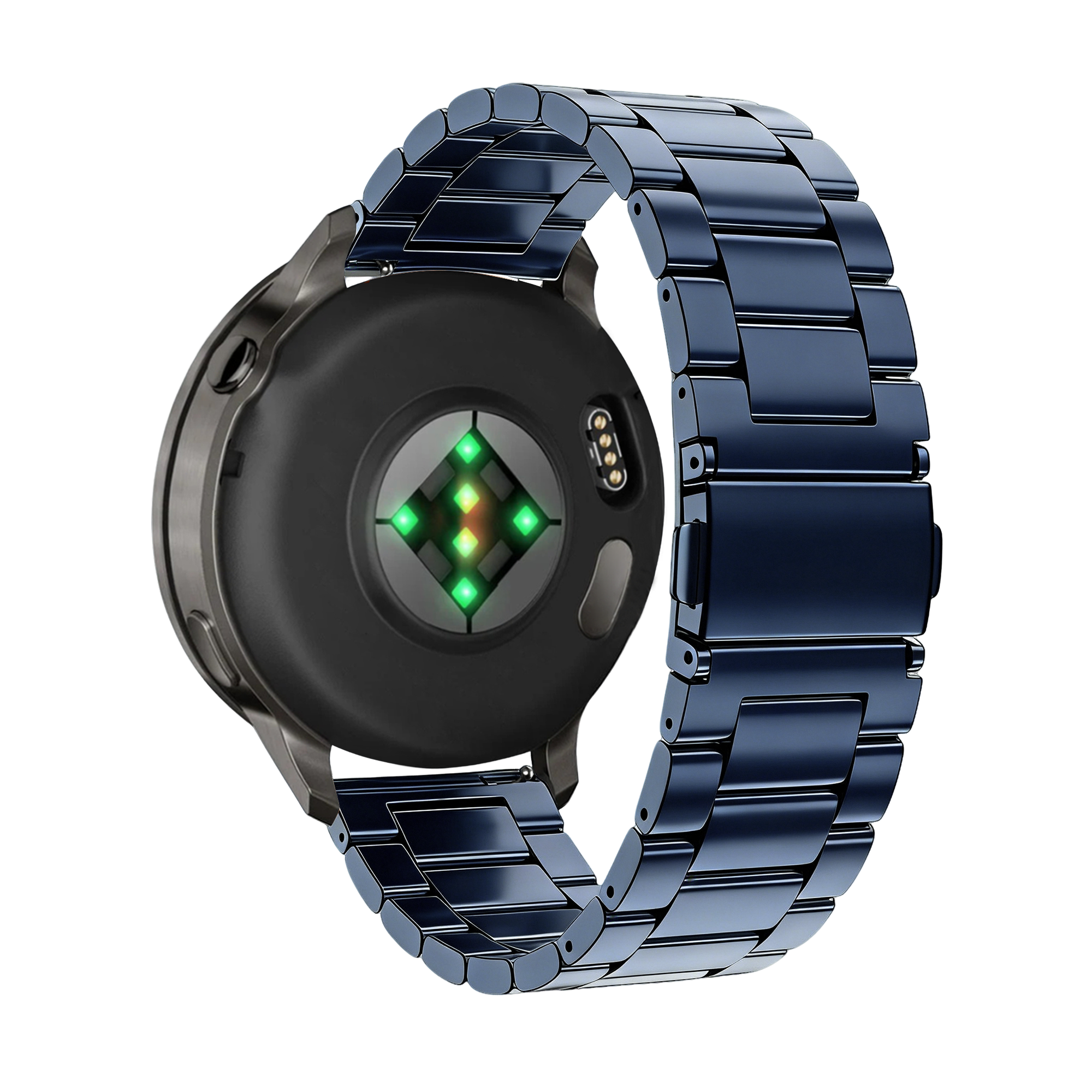 Bandz Garmin Approach S44 Steel Strap 'Classic' (Blue)