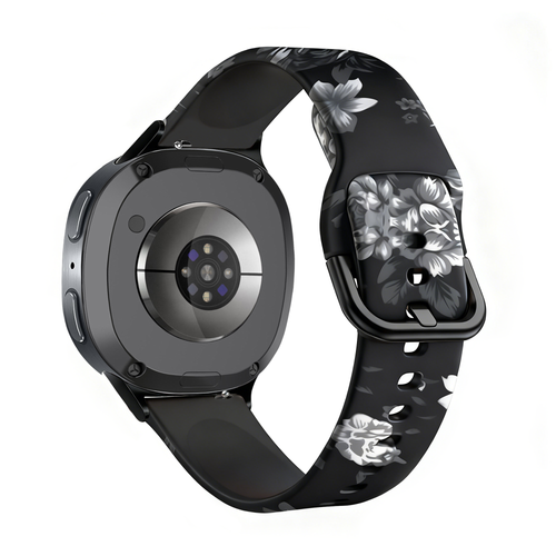 Samsung Galaxy Watch 8 - 44mm Grey Flower Strap