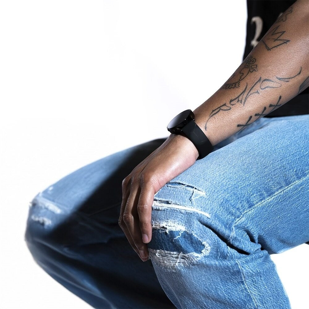 BALR. Suunto Race (S) Hexagons Sport Strap (Black)