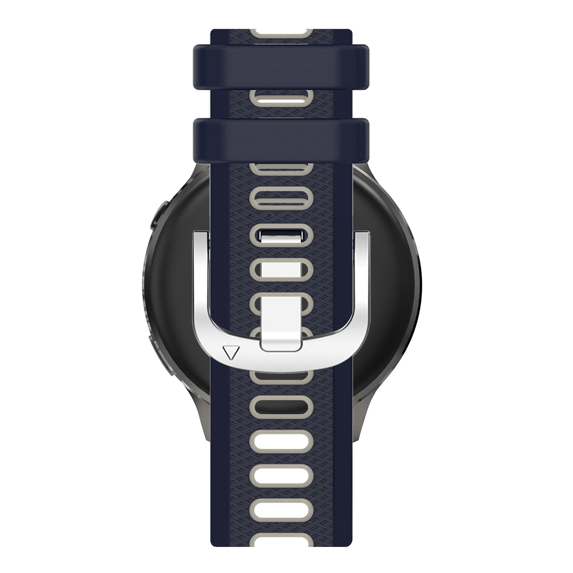 Bandz Garmin Forerunner 265s Sport Strap with Buckle (Dark Blue/Beige)