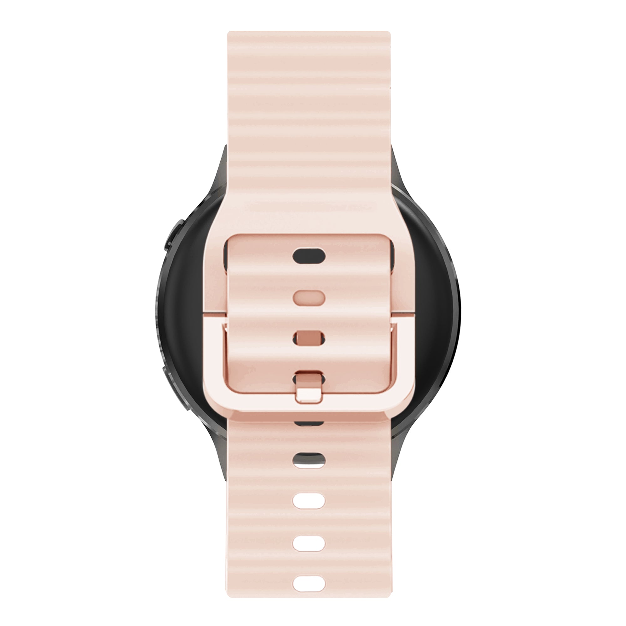 Bandz Garmin Vivoactive 6 Silicone Strap 'Wave' (Light Pink)