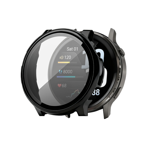 Bandz Garmin Venu 4 - 45mm PC Cover with Glass (Black)