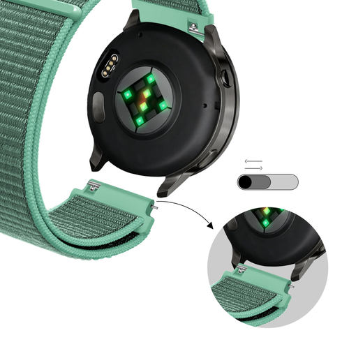 Bandz Garmin Approach S42 Nylon Loop Strap (Mint)