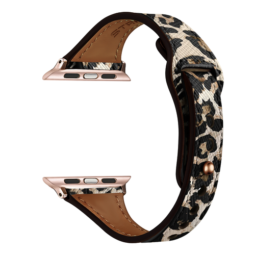 Apple Watch Leather Strap (Leopard)
