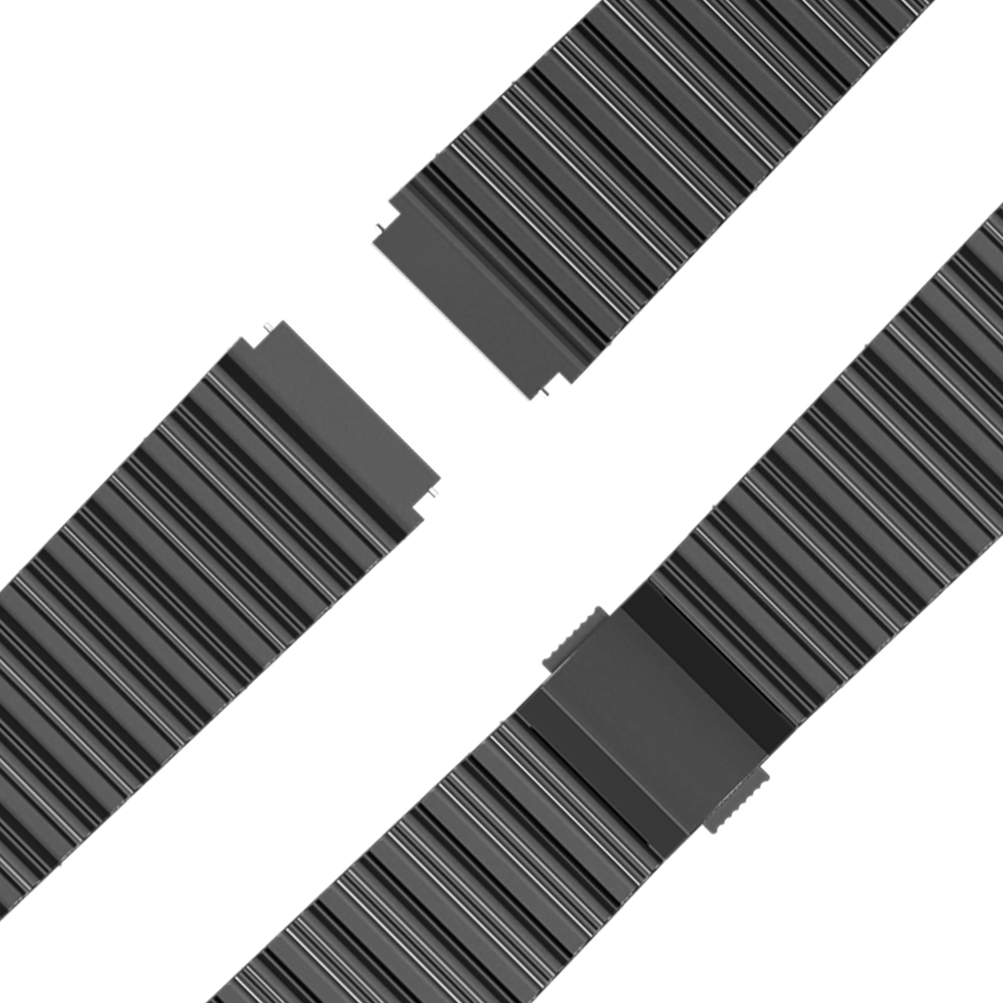 Bandz Suunto 9 Peak Pro Premium Steel Strap 'Ocean' (Black)