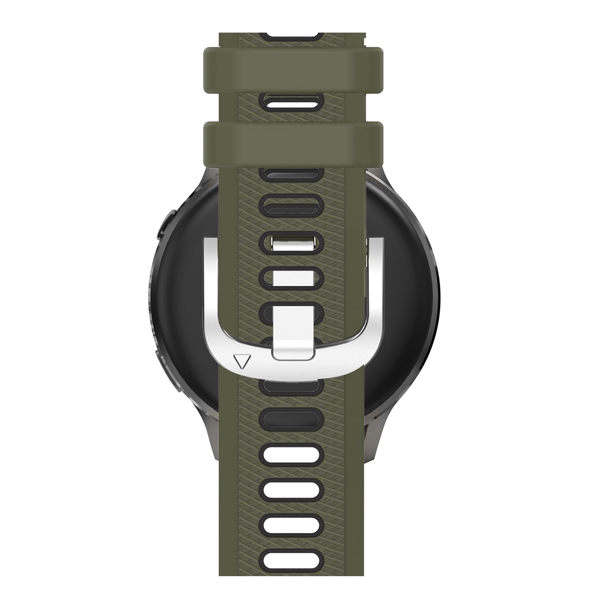 Bandz Garmin Vivoactive 4s Sport Strap with Buckle (Olive Green/Black)