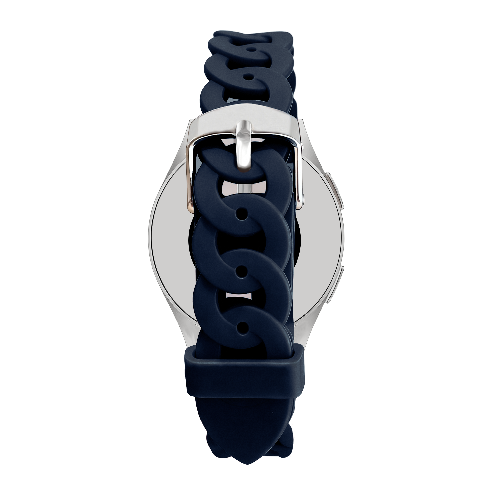 Bandz Withings ScanWatch Nova Silicone Strap 'Chains' (Dark Blue)