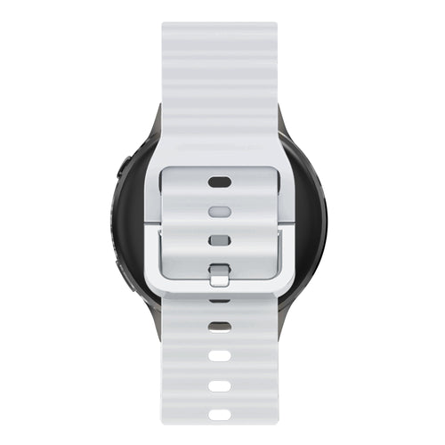 Bandz Garmin Bounce 2 Silicone Strap 'Wave' (Light Grey)