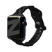 Bandz Apple Watch Silicone Strap 'Braided' (Black)