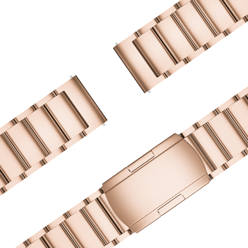 Bandz Garmin Vivomove Style Titanium Link Strap (Rose Gold)