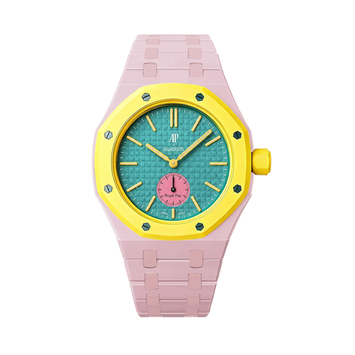 Swatch Royal Pop Bioceramic Strap - 3 O'Clock (Pink)