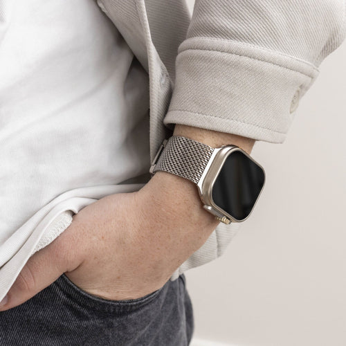 Apple Watch Ultra Modern Milanese Strap (Titanium)