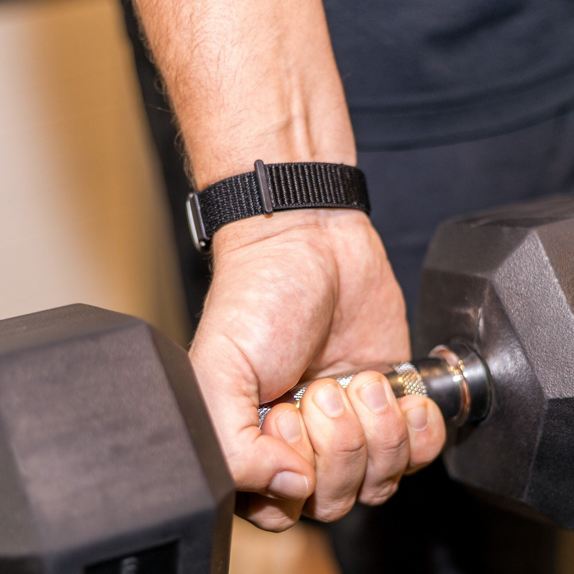Fitbit Charge 6 Nylon Strap (Black)