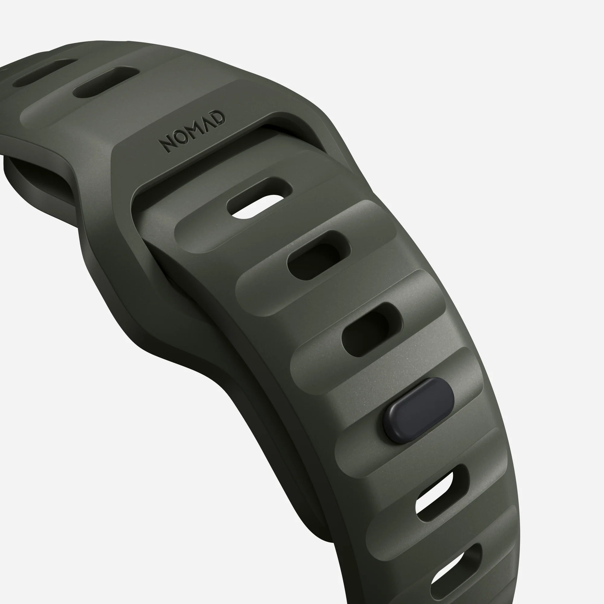 Nomad Sport Apple Watch Silicone Strap (Ash Green)