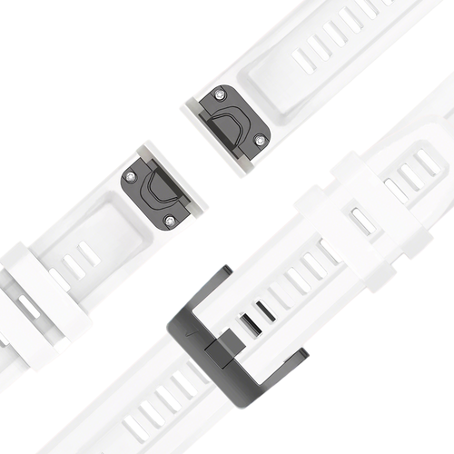 Bandz Garmin Quatix 8 Pro - 47mm Silicone Strap 'Classic' (White)