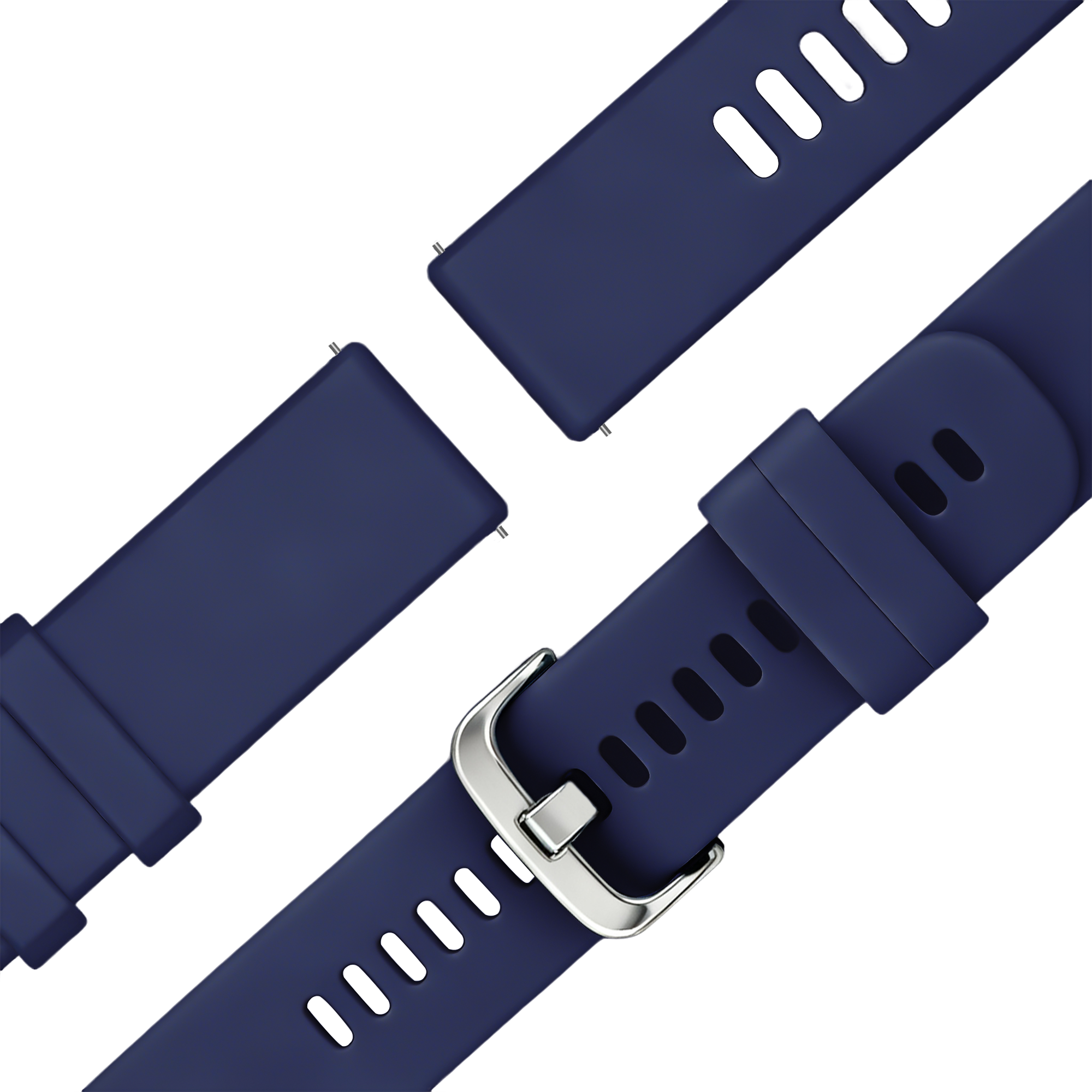 Bandz Garmin Forerunner 265s Silicone Strap 'Classic' (Dark Blue)