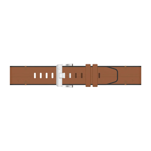 Garmin Epix Pro (Gen 2) 51mm Leather Hybrid Strap (Brown)