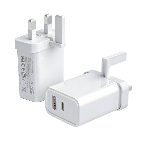 30W USB-A/C Telescopic Fast Charge Adapter