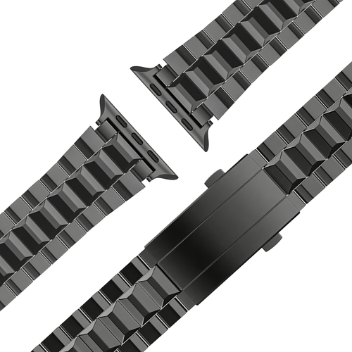 Bandz Apple Watch Ultra Titanium Strap 'Deluxe' (Black)