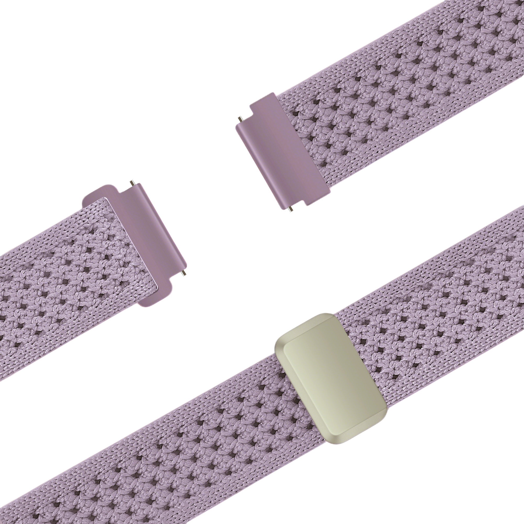 Bandz Garmin Vivomove Luxe Vintage Nylon Strap (Light Purple)