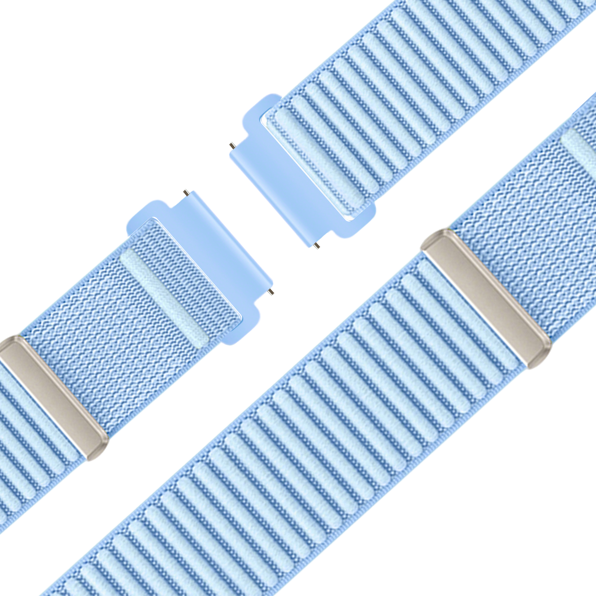 Bandz Garmin Forerunner 645 Nylon Strap 'Wave' (Light Blue)