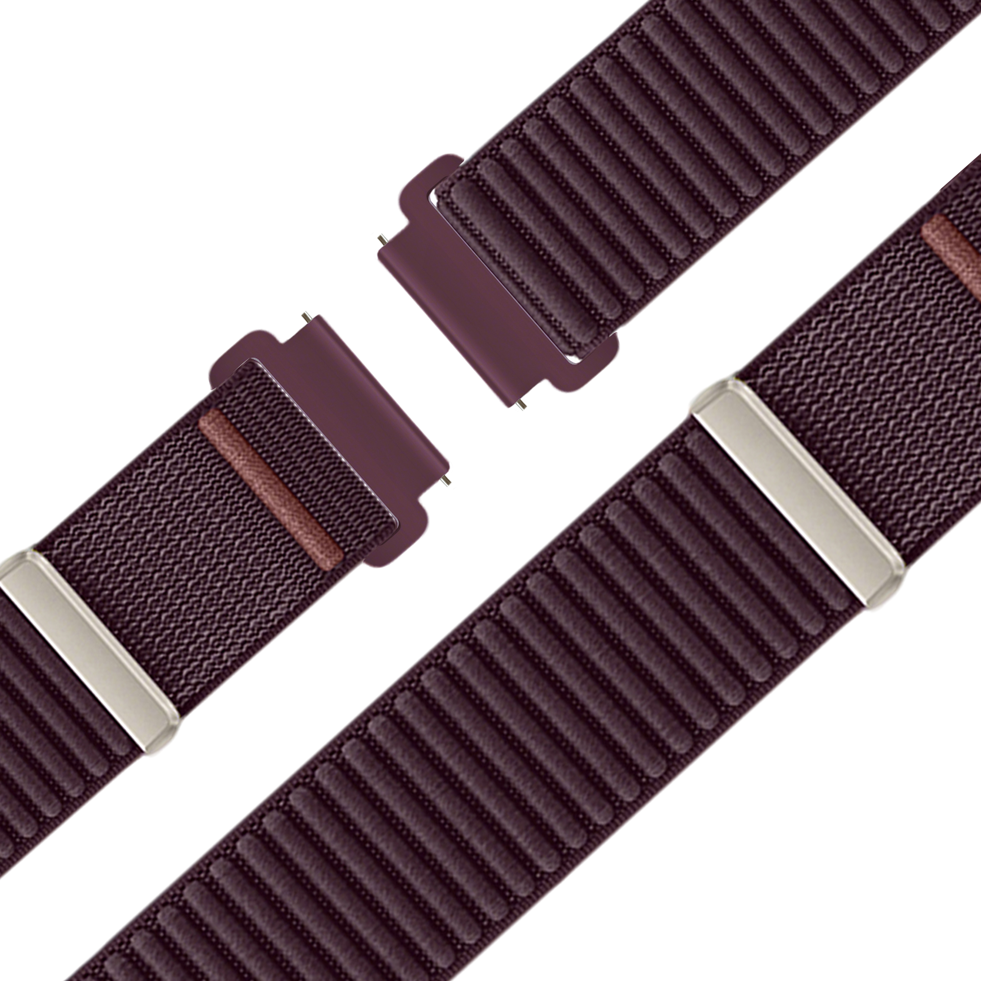 Bandz Garmin Forerunner 645 Nylon Strap 'Wave' (Dark Purple)