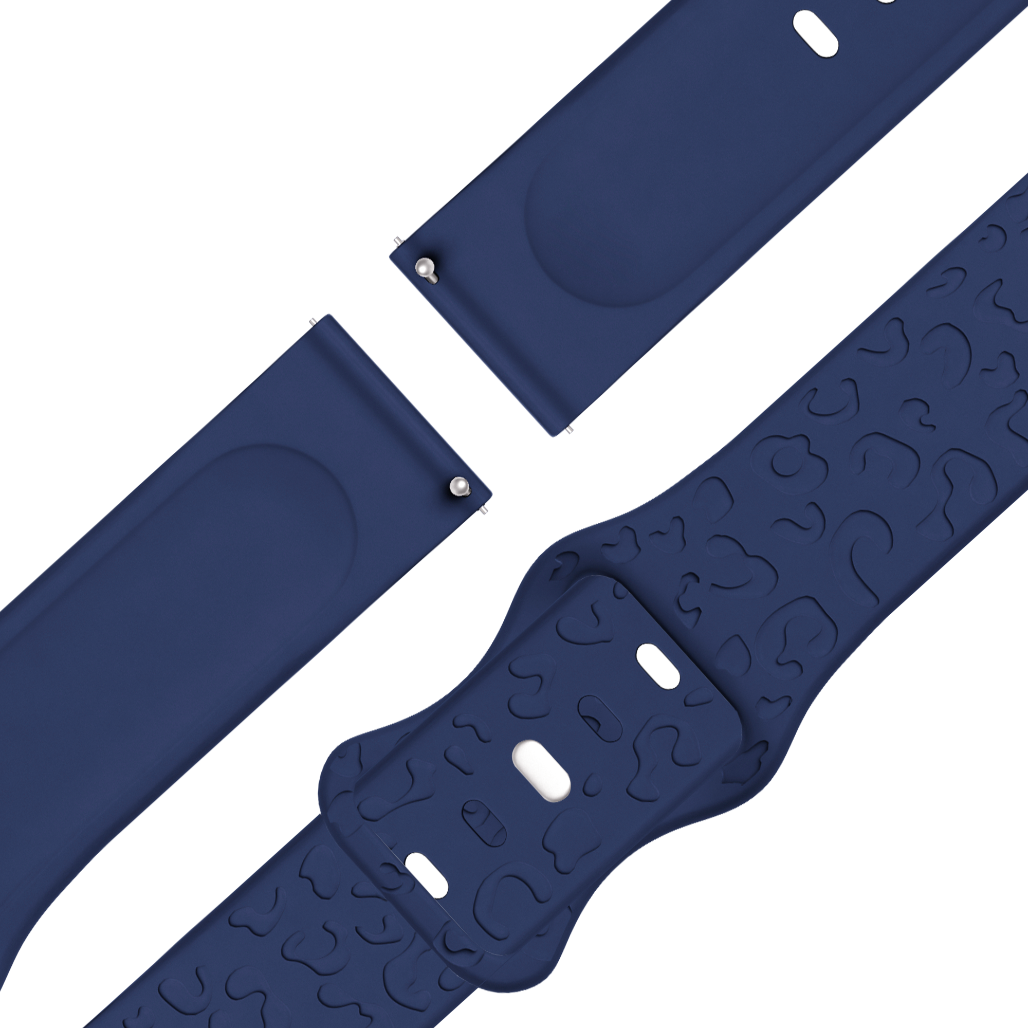 Bandz Garmin Venu 2s Silicone Strap 'Leopard' (Dark Blue)