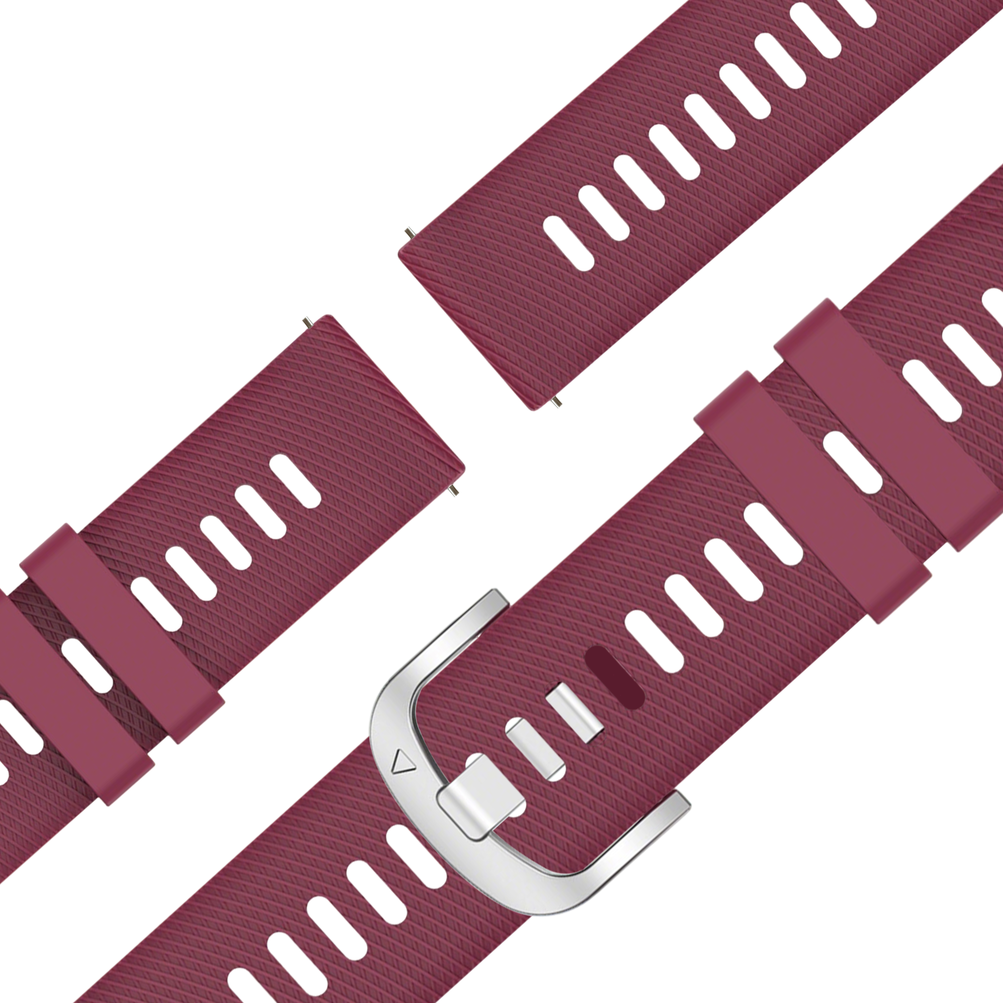 Bandz Garmin Venu 2s Silicone Strap 'Deluxe' (Wine Red)