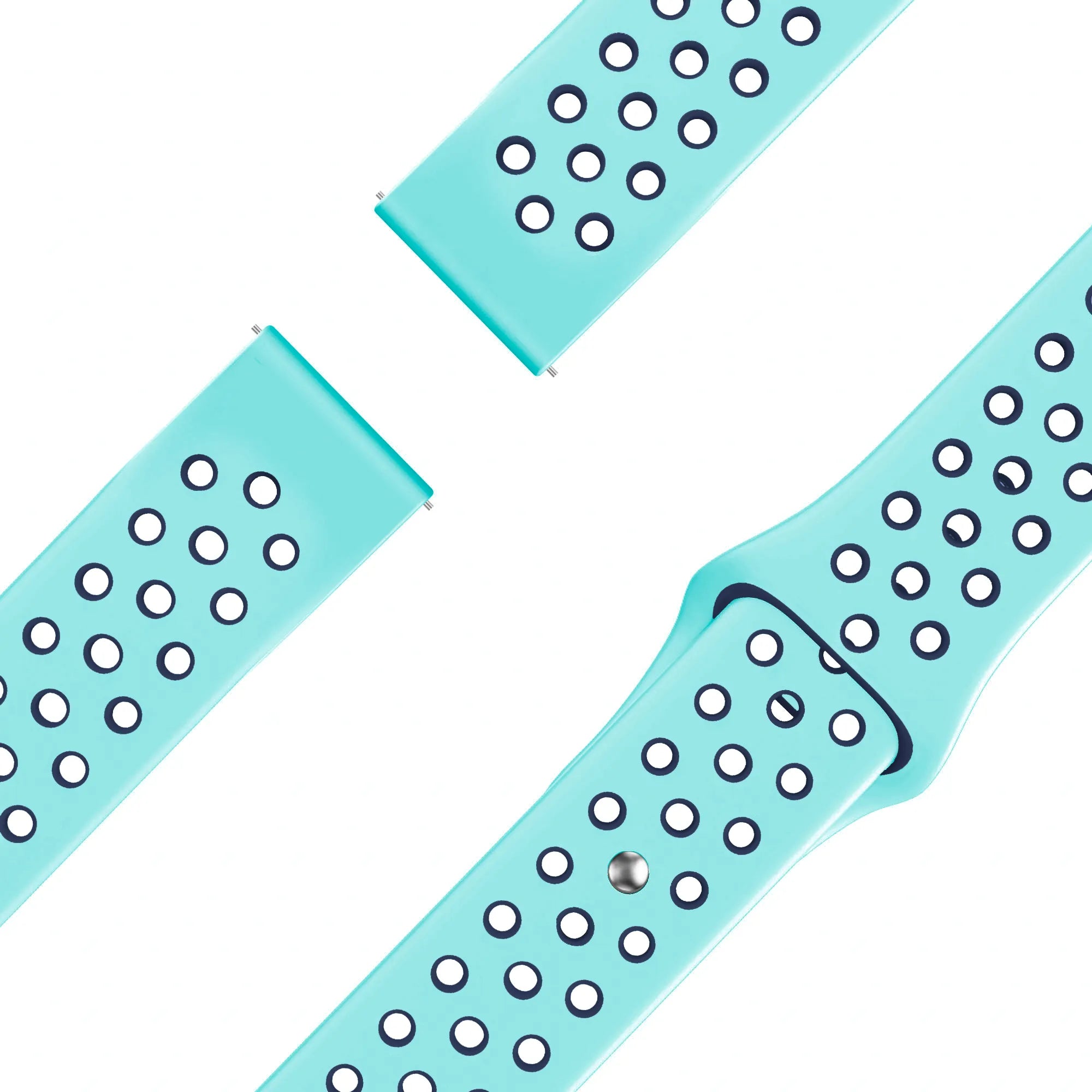 Bandz Garmin Approach S40 Sport Strap 'Deluxe' (Aqua/Blue)