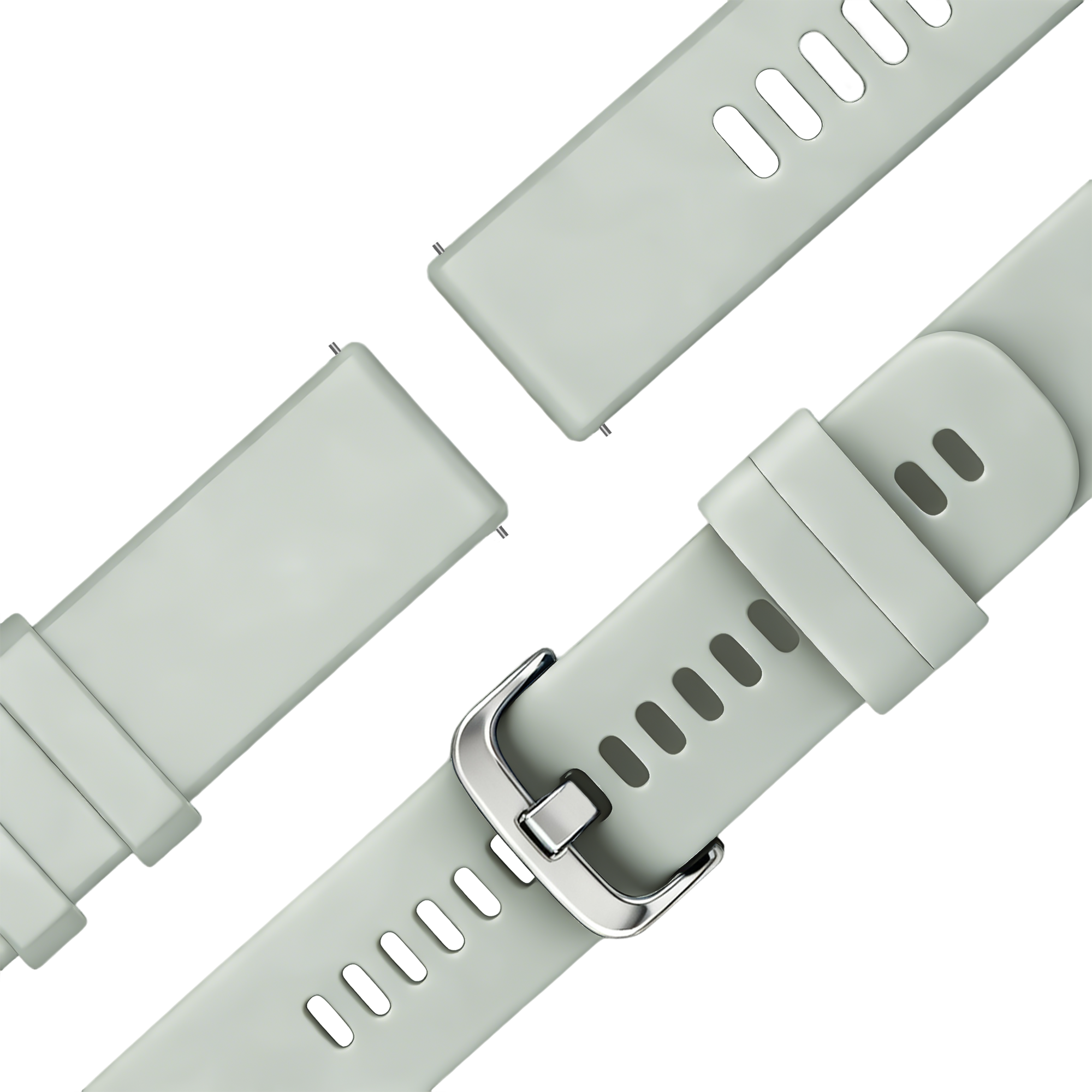 Bandz Garmin Forerunner 265s Silicone Strap 'Classic' (Light Green)