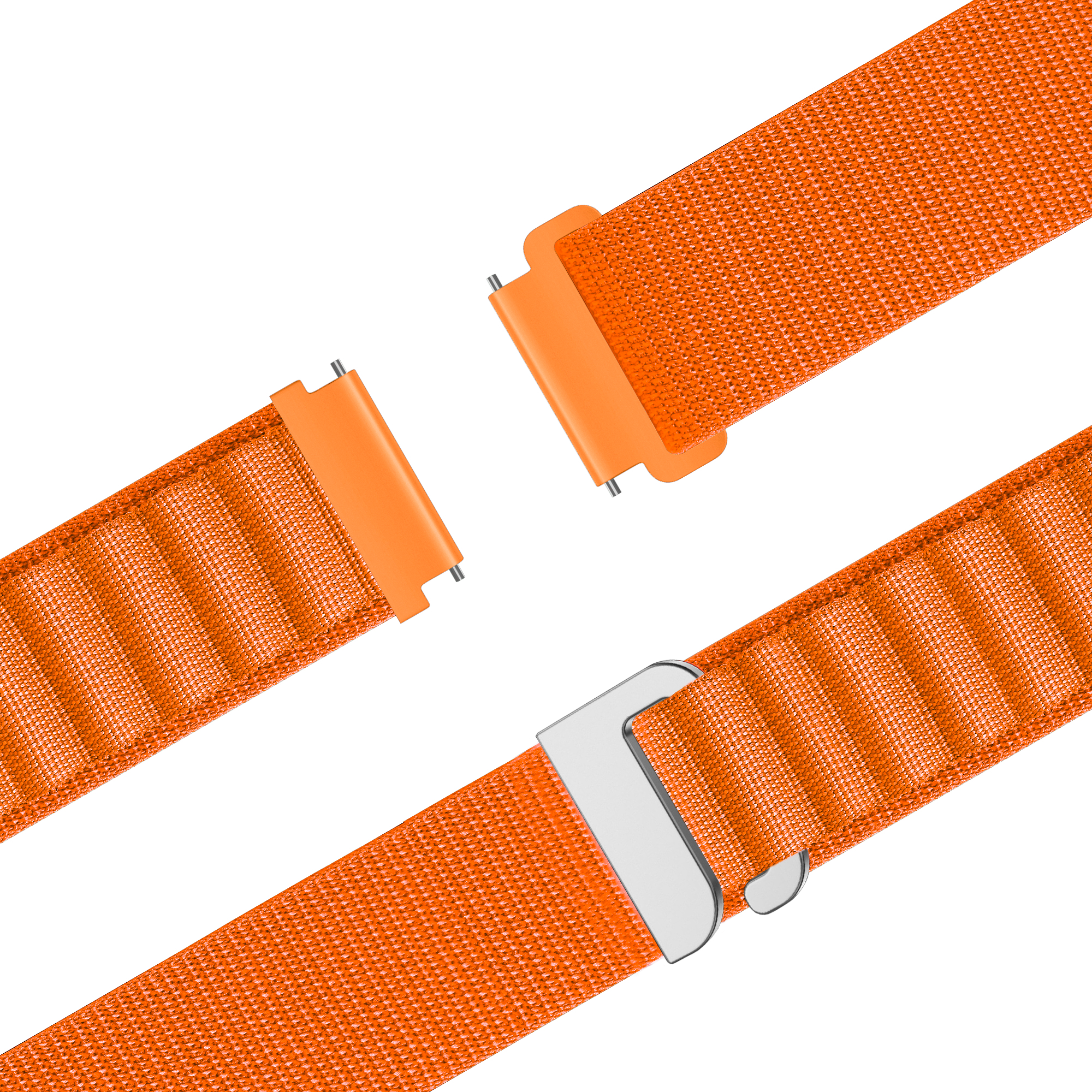 Bandz Garmin Forerunner 570 - 47mm Alpine Nylon Strap (Orange)