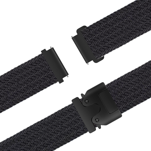 Bandz Garmin Vivoactive 4 Braided Strap 'Parachute' (Graphite)