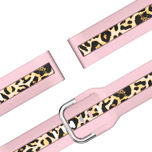 Bandz Garmin Forerunner 70 Dual Leopard Strap (Light Pink)