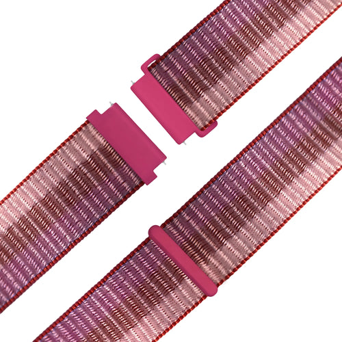 Bandz Garmin Forerunner 255s Nylon Loop Strap (Berry)