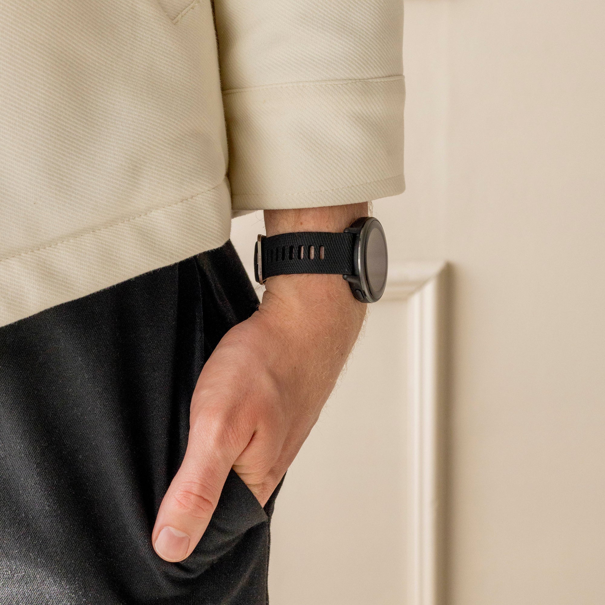 Garmin Venu 4 - 45mm Silicone Strap (Black)