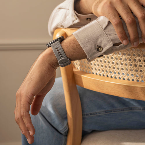 Garmin Forerunner 265 Silicone Strap (Light Gray)