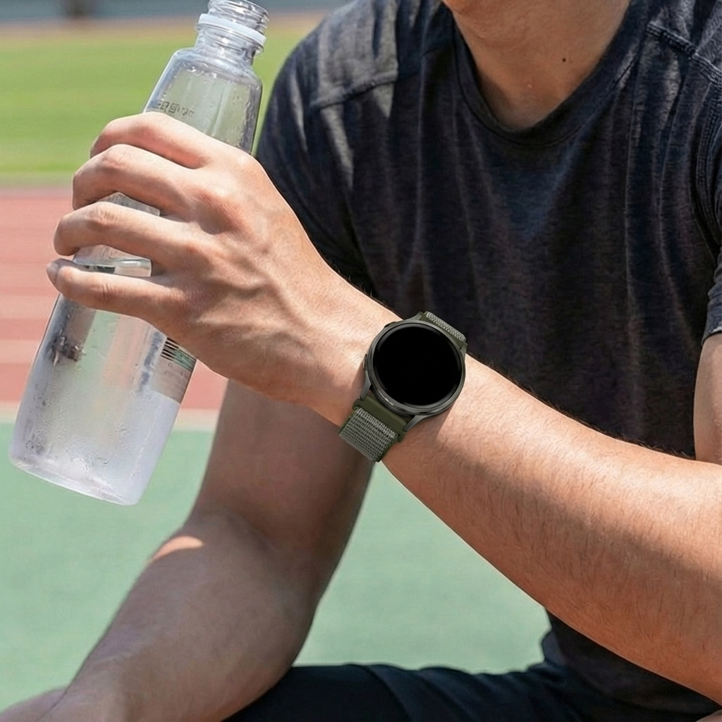 Bandz Garmin D2 Air X10 Nylon Loop Strap (Olive Green)