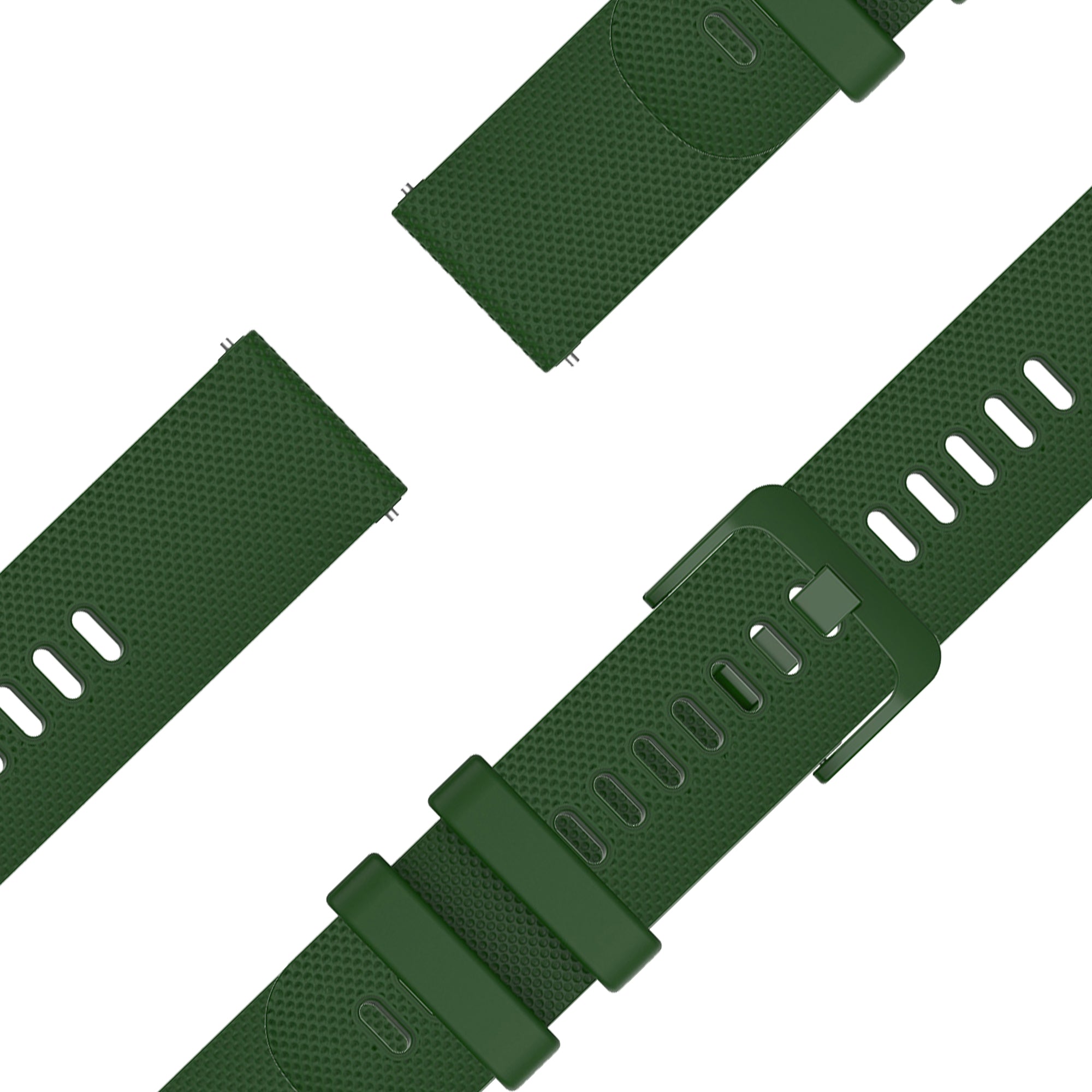Bandz Garmin Venu 4 - 45mm Silicone Strap 'Premium' (Army Green)
