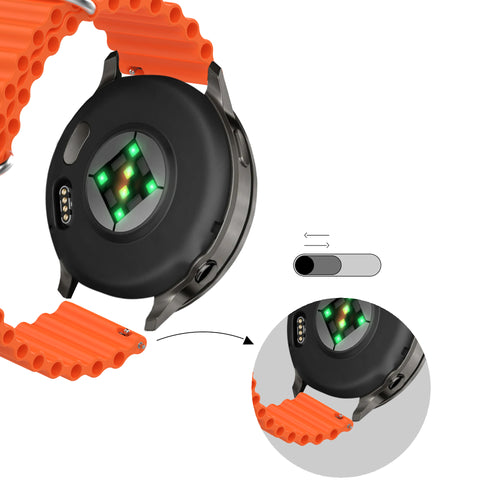 Bandz Garmin Venu 2 Plus Ocean Strap 'Classic' (Orange)