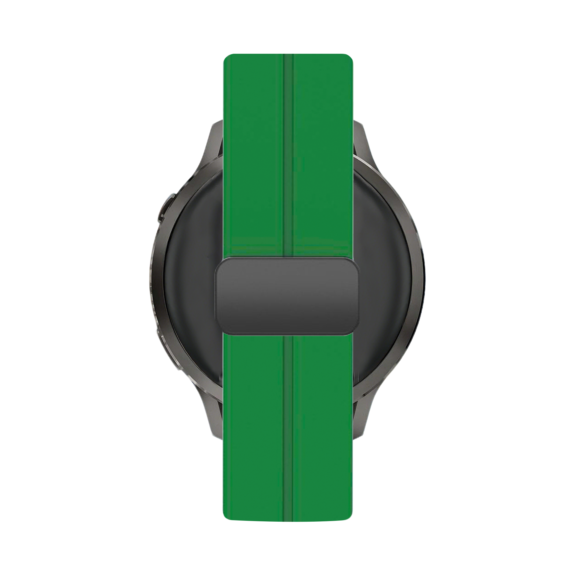 Bandz Garmin Vivomove Trend Silicone Strap with D-Buckle (Green)